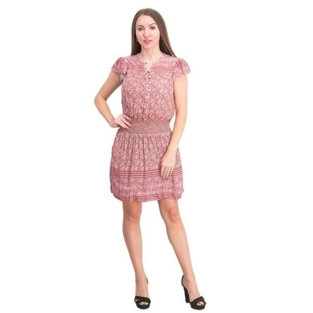 ✅ Faherty Dress Bemini Mini in Pink Floral